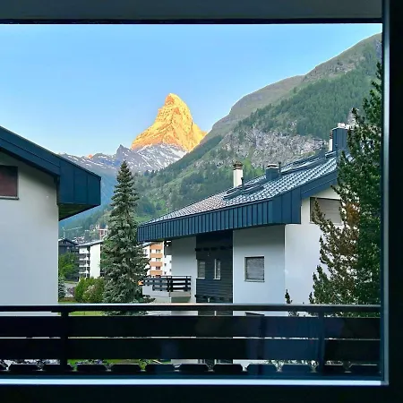 アパート Beautiful In With A Breathtaking View Of The Matterhorn